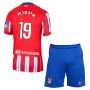 Officiële Voetbalshirt + Korte Broek Atlético Madrid Morata 19 Thuis 2024-25 - Kids